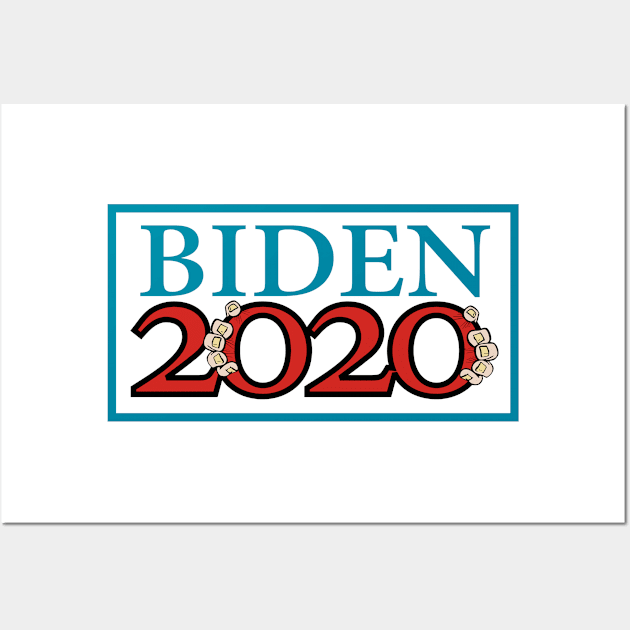 Biden 2020 Creepy Uncle Joe Wall Art by stuff101